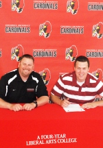 New Card William Tidwell and Concordia Coach Karl Kling